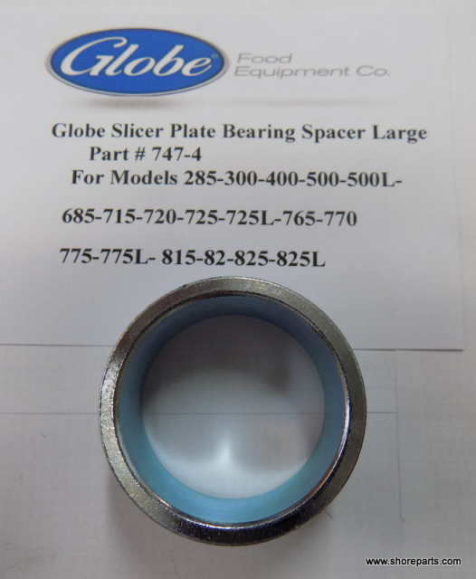 Globe Slicer Knife Plate Large Bearing Spacer Part # 932-7